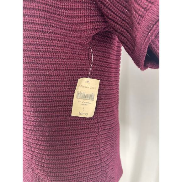 Clearwater Creek Purple Chunky Sweater (B18#4) - Picture 2 of 12